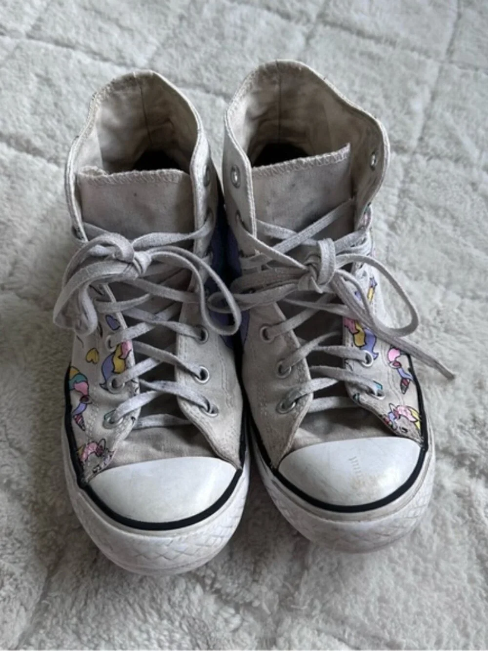 Converse Chuck Taylor All Star | Unicorn Lace Up Hi Top Shoes | Size 4